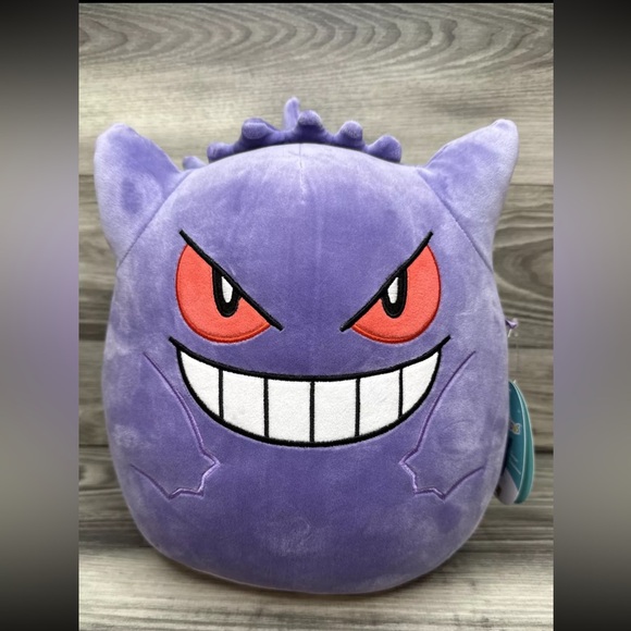 Squishmallows Pokemon Gengar 12" Purple New With Tags Rare Plush Toy Doll - Picture 1 of 16
